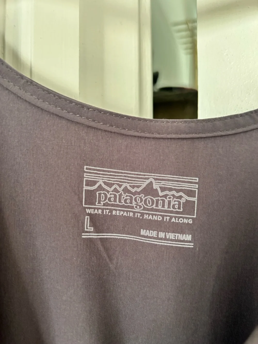 Patagonia Plum Sleeveless V-Neck Drawstring Jumpsuit - Picture 3 of 3